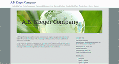 Desktop Screenshot of abkreger.com